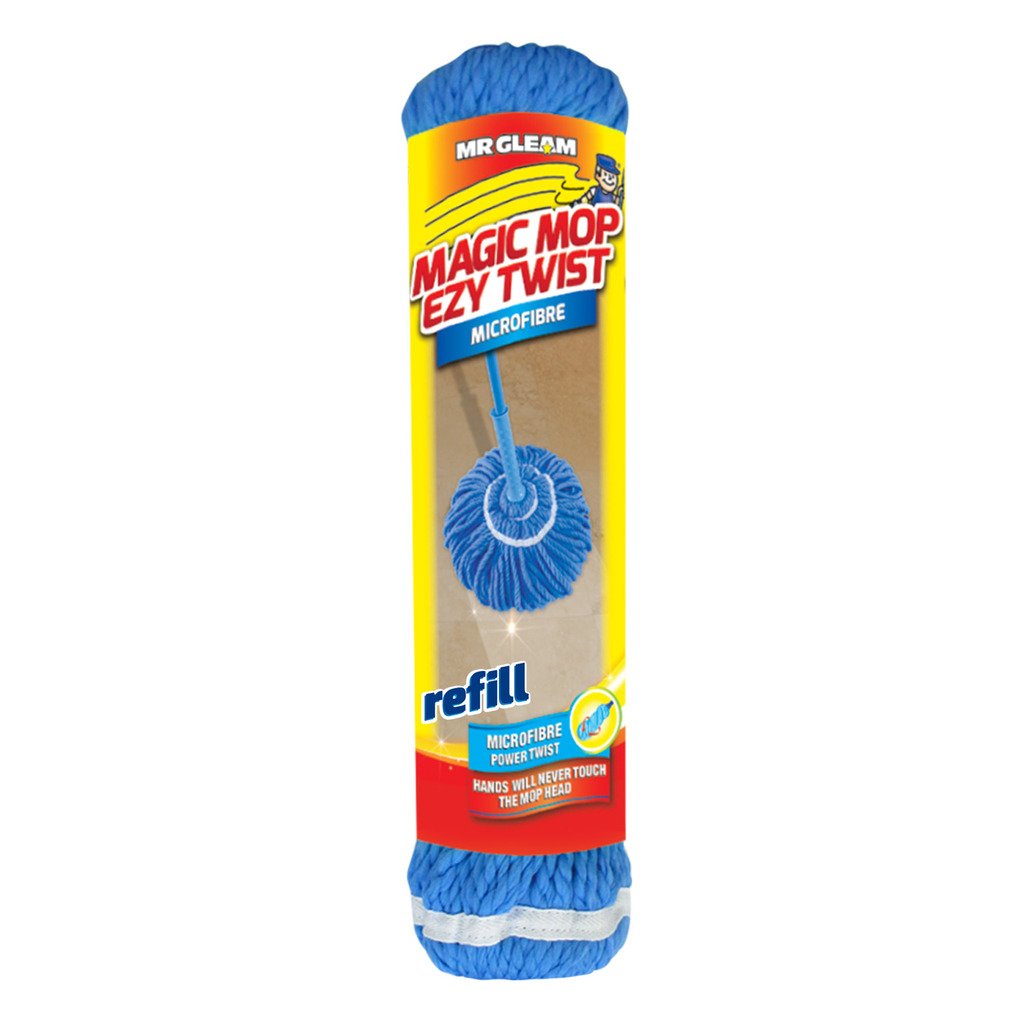 Mr Gleam Microfibre Magic Mop Ezy Twist: Refill MR GLEAM